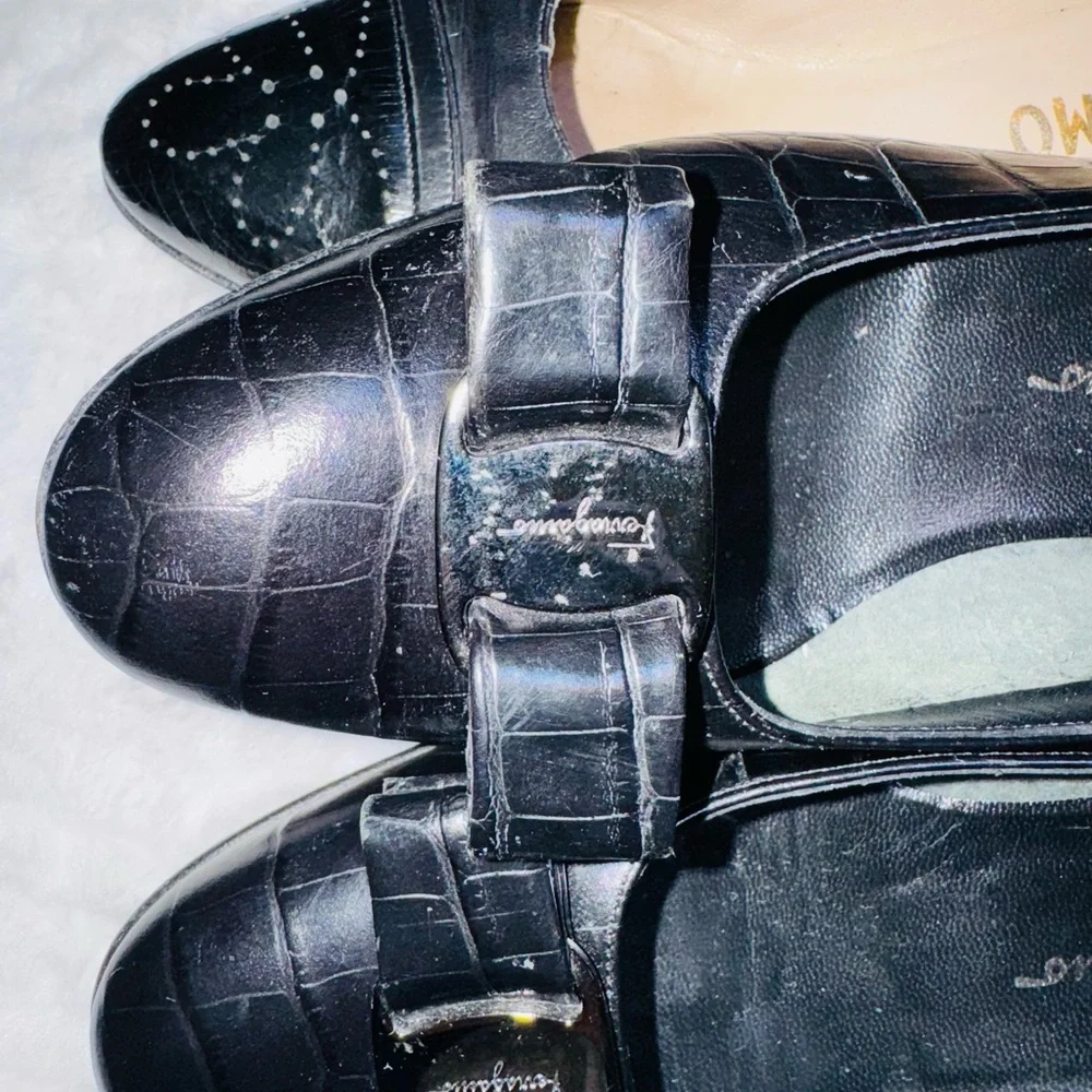 Salvatore Ferragamo Black Flats & Loafers - Picture 13 of 13